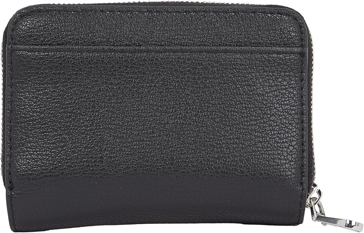 Calvin Klein damesportemonnee met minimale monogram en ritssluiting rond, zwart (zwart), één maat Naty Shop damesportemonnee