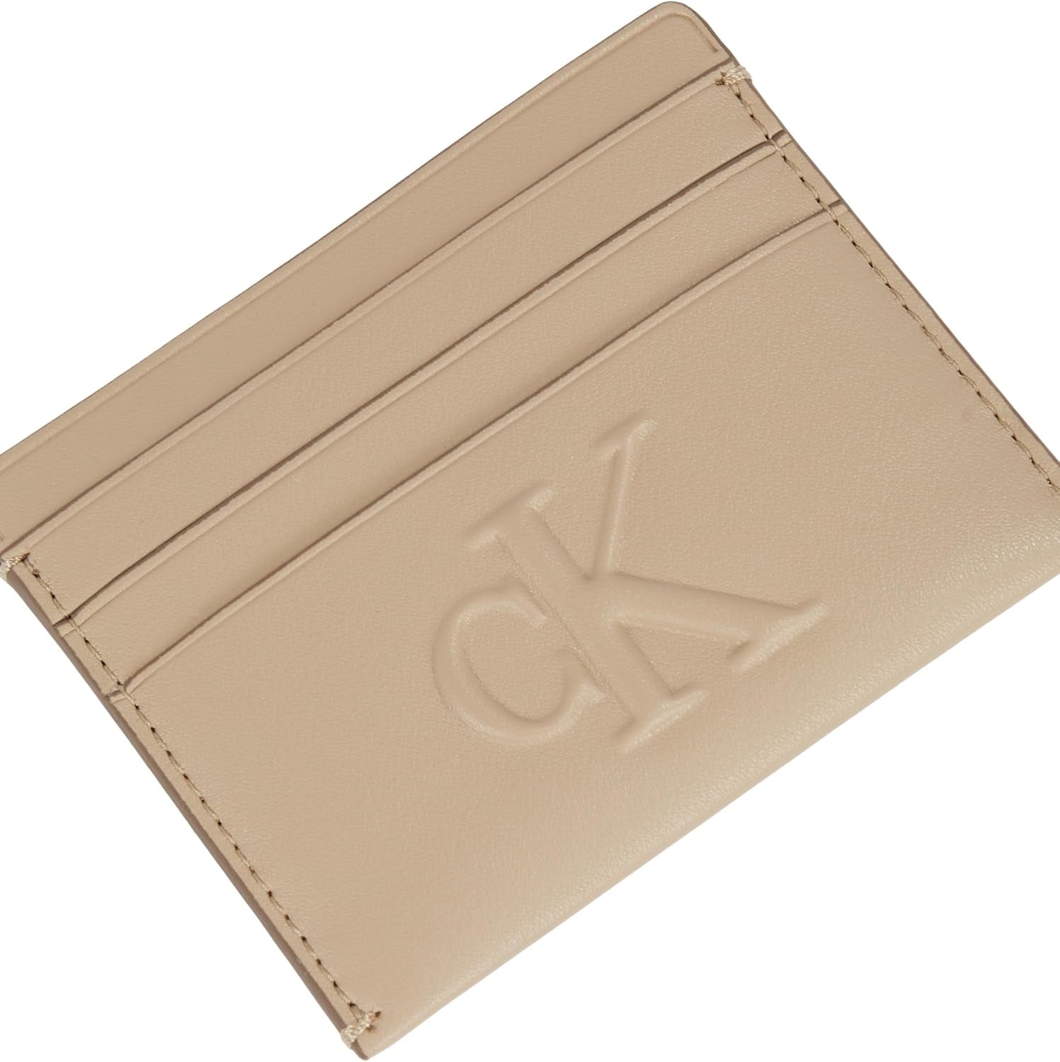 Calvin Klein dames gebeeldhouwde cardcase 6cc kaarthouder portemonnee dames Naty Shop