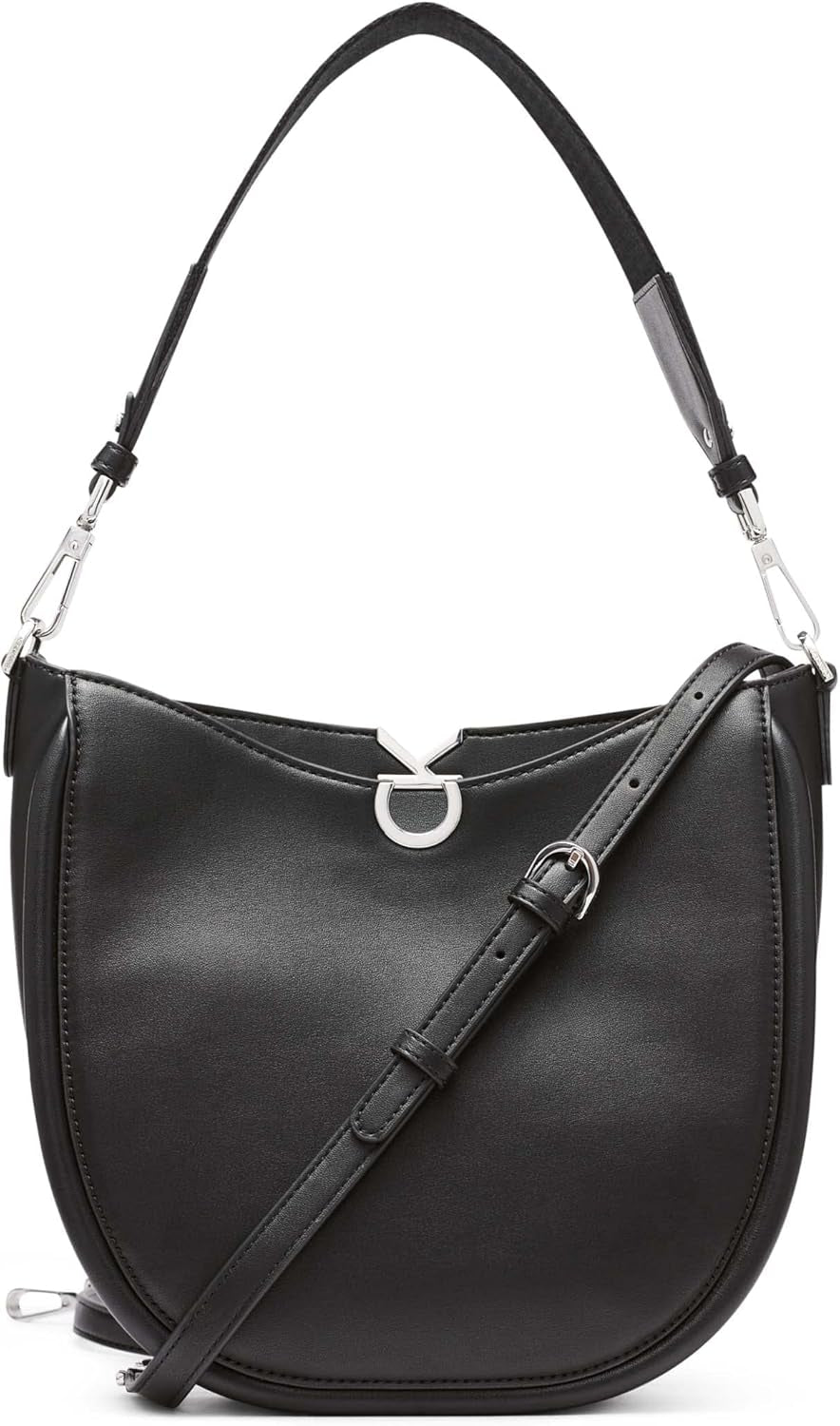 Calvin Klein schoudertas Crisell Crescent schoudertas Damestassen Naty Shop Zwart/Zilver