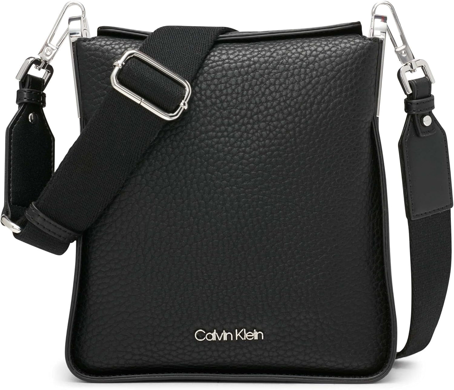 Calvin Klein, de Klein Fay Noord/Zuid schoudertas Naty Shop Damestassen Kleuren zwart/zilver