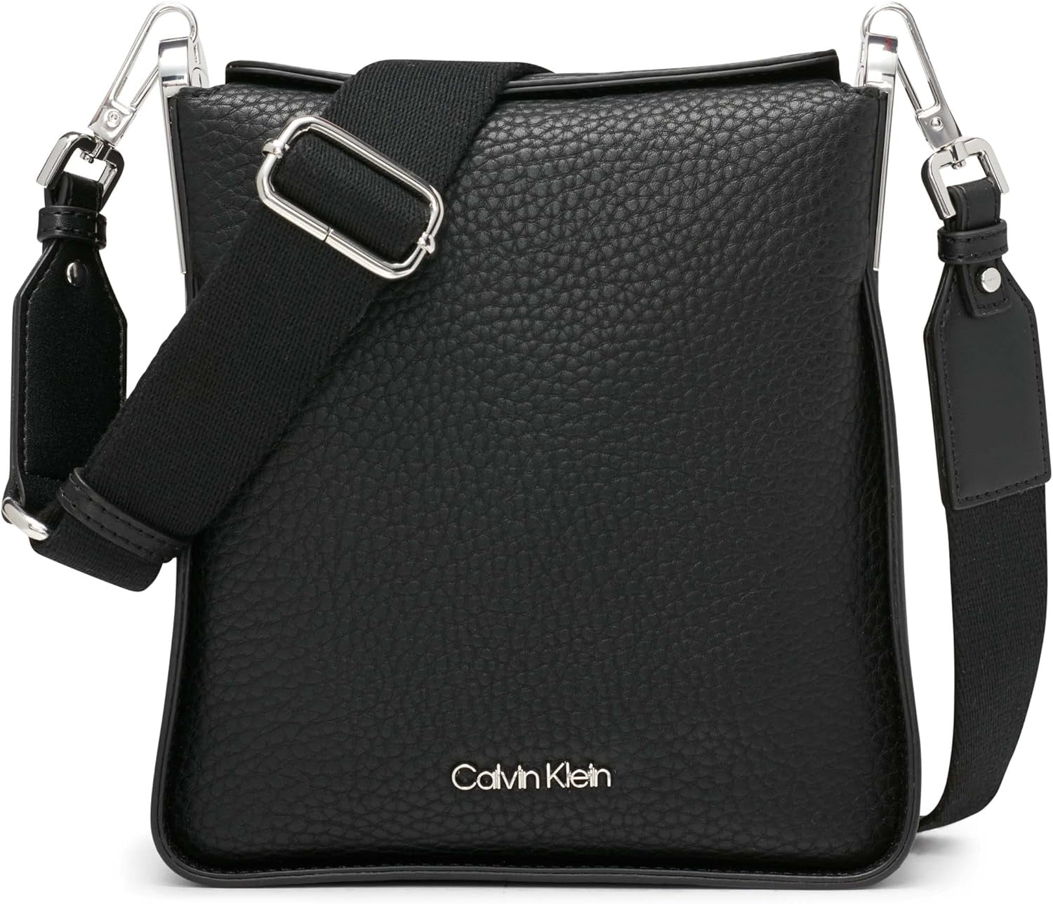 Calvin Klein, de Klein Fay Noord/Zuid schoudertas Naty Shop Damestassen Kleuren zwart/zilver