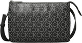 Calvin Klein Dames Ck Must Klein Schoudertas, Zwart (Zwart Mono), Levensgrote Tassen Dames Naty Shop Standaardtitel