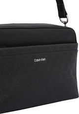 Calvin Klein schoudertas voor dames Must cameratas Mono brede schouderband, zwart (Ck Black), levensgrote damestassen Naty Shop