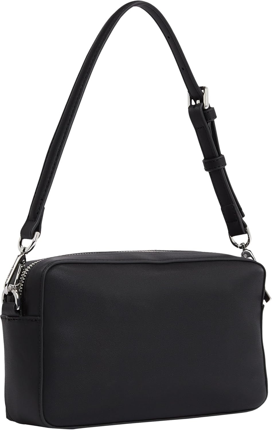 Calvin Klein schoudertas voor dames Must cameratas Mono brede schouderband, zwart (Ck Black), levensgrote damestassen Naty Shop