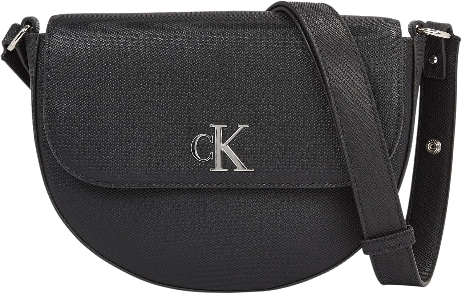 Calvin Klein Jeans Schoudertas Minimaal Monogram Zadeltas Klein Tassen Dames Naty Shop Zwart (zwart)