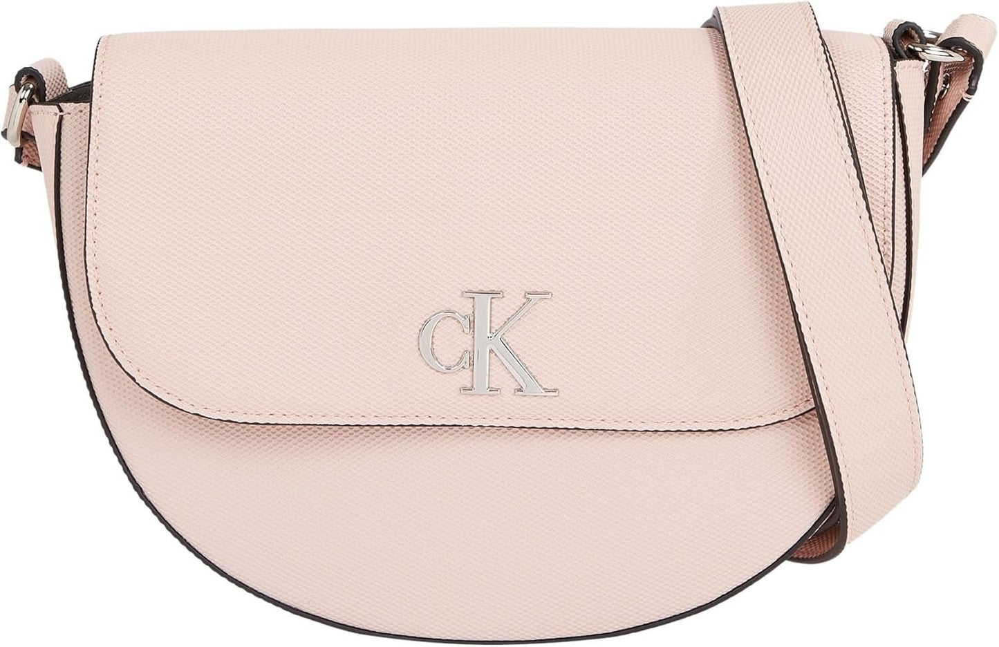 Calvin Klein Jeans Schoudertas Minimaal Monogram Zadeltas Klein Tassen Dames Naty Shop Roze (Pale Conch)