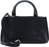 Calvin Klein Dames Ck Set Mini Tote K60k610167 Tote Bag Damestassen Naty Shop Zwart (Ck Zwart)