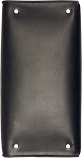 Calvin Klein Dames Turn Lock Satchel - 2 in 1, Veganistisch Leer, 3 Zakken Becky Turnlock Schoudertas, Zwart/Zilver Damestassen Naty Shop