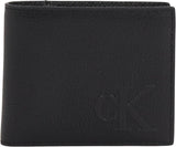Calvin Klein Heren Sculpted Impression Billfod Cc Lv04g1022g Reisaccessoires Tweevoudige portemonnee Herenportemonnee Naty Shop Zwart (Na Zwart) Os