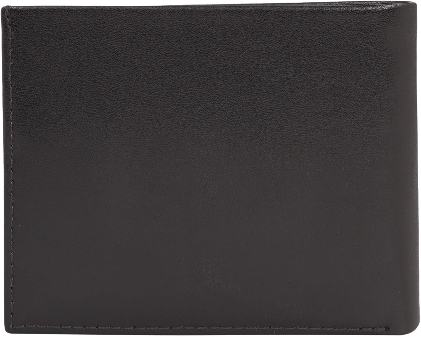 Calvin Klein METAL CK BIFOLD 6CC W/BILL herenportemonnee, zwart (Ck Black), OS herenportemonnee Naty Shop