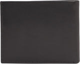 Calvin Klein METAL CK BIFOLD 6CC W/BILL herenportemonnee, zwart (Ck Black), OS herenportemonnee Naty Shop