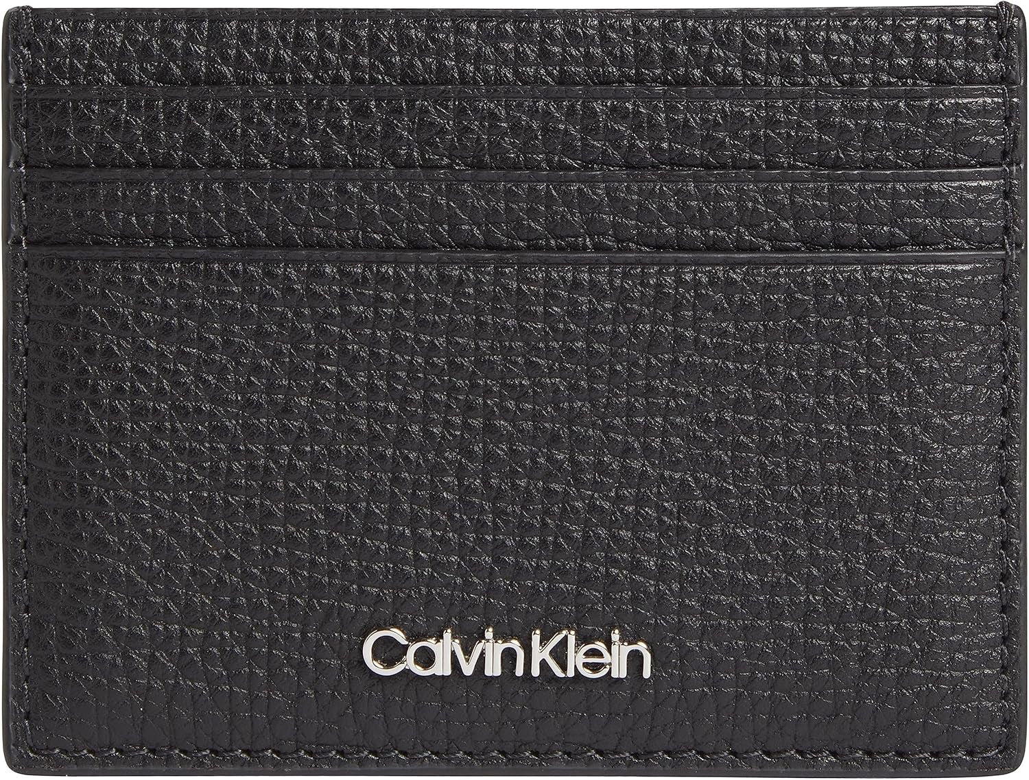 Calvin Klein MINIMALISM CARDHOLDER 6CC herenportemonnee, zwart (Ck Black), OS herenportemonnee Naty Shop standaardtitel