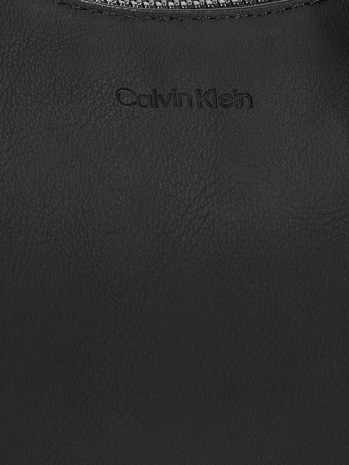 Calvin Klein Crossbody Klein schoudertas met rits, zwart (Ck Black), natuurlijke maat damestassen Naty Shop