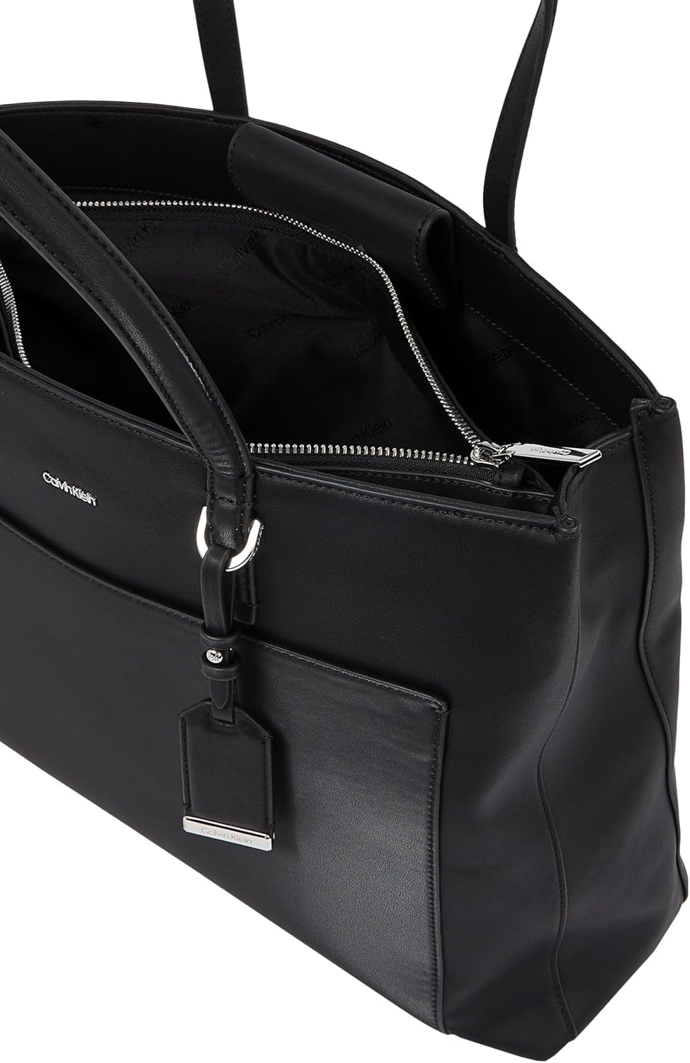 Calvin Klein Damesshopper Must Medium met ritssluiting, Zwart (Ck Black), One size Damestassen Naty Shop