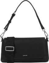 Calvin Klein Damesschoudertas Must Convertible Afneembare riem, Zwart (Ck Black), One Size Damestassen Naty Shop Standaard titel