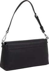 Calvin Klein schoudertas voor dames, must-converteerbaar, afneembare riem, zwart (Ck Black), één maat Genti Femei Naty Shop