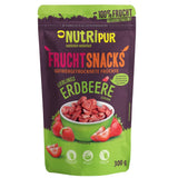 Gevriesdroogde aardbeien 300g: plakjes gedroogde ongezoete aardbeien - Gevriesdroogde aardbeien met puur fruit, vol van smaak: gevriesdroogde bessen - Gedroogd fruit NUTRIPUR Gedroogde producten Naty Shop 300 G (1 verpakking) Aardbeien