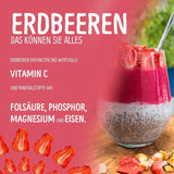 Biologische gevriesdroogde aardbeien: 70g gedroogde aardbeien voor smoothie bowls, muesli, paptoppings - gevriesdroogde bessen zonder toegevoegde suiker - gevriesdroogde aardbeien - NutriPur fruit Gedroogde producten Naty Shop