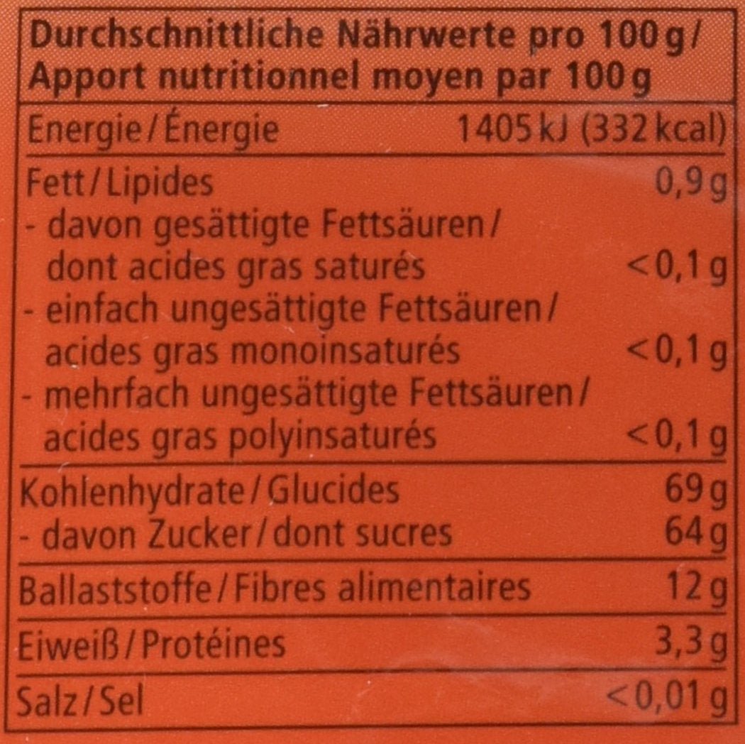 Gebakken aardappelen met biologische appels, 70g Naty Shop gedroogde producten