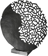 Casablanca modern design GILDE sculptuur Osaka zwart H: 44 cm B: 41 cm D: 10 cm 43491 Beeldjes en sculpturen Naty Shop