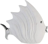 Casablanca Sculptuur - Decoratief beeldje van een koppel - Polyresin - Kleur: antiek zilver Hoogte 25 cm Beeldjes en sculpturen Naty Shop Wit Hoogte 26 cm