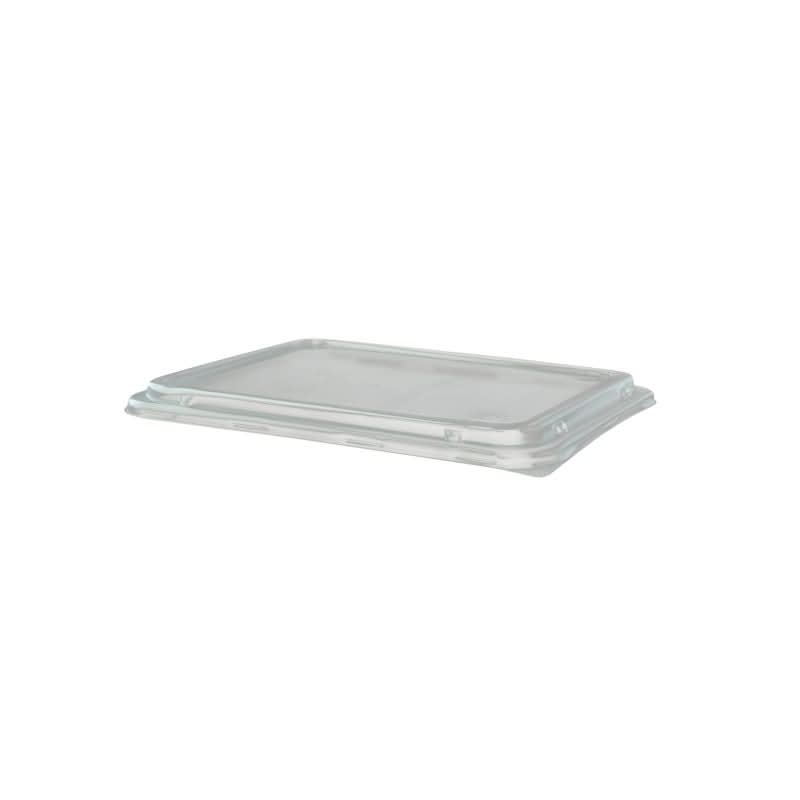 Thermobraadpan 3 vakken en Transparant Deksel, Set van 10 stuks Horeca Nati Shop