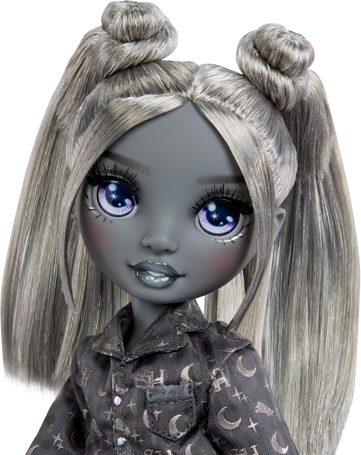Rainbow High Shadow High Girl's Night - Luna Madison – 28 cm Modepuppe in grijs, grijs haar en outfit met accessoires en kammen – voor kinderen en kinderen vanaf 6 jaar