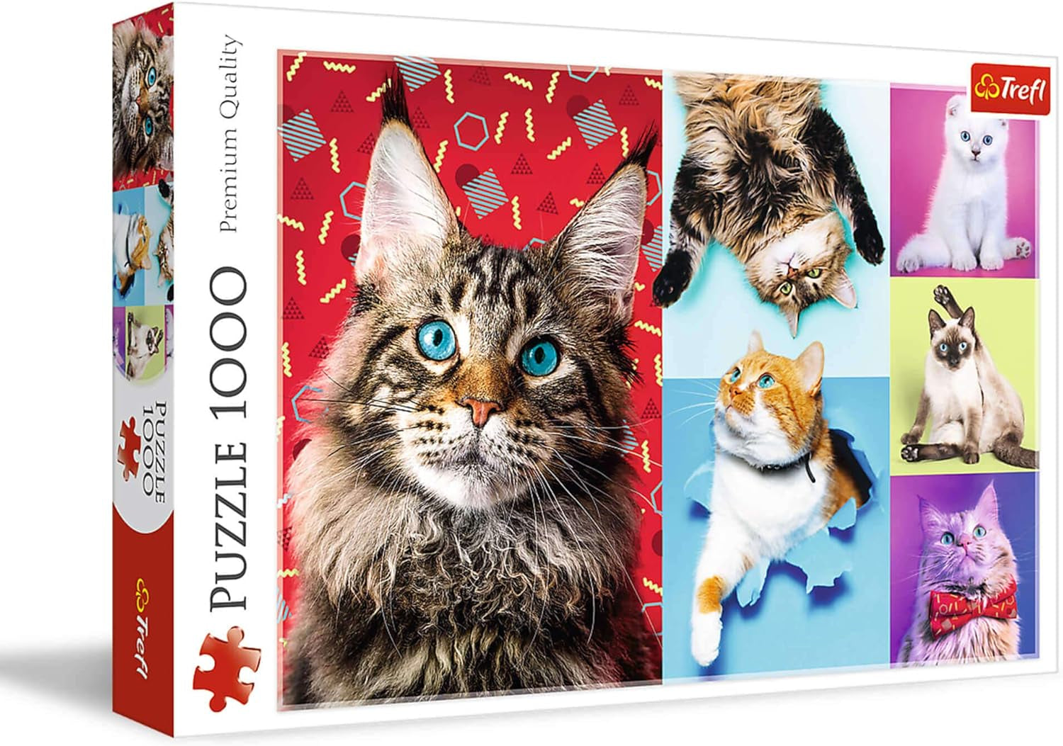 Legpuzzel - "1000" - Portretten van grappige honden Puzzel Naty Shop Grappige katten