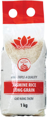 RIJSTVELD Jasmijn 100% rijst, langkorrelige, 1 kg