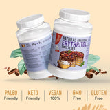 Natuurlijke Erythrit - Kristallzucker | 10G = 7G Zucker | Natürlicher Zuckerersatz - 0 Kalorien - 0 Glykämischer Index - Keto en Paleo - 0 Netto-Kohlenhydraat - Kein GVO - Castello sinds 1907-1Kg Zoetstoffen Naty Shop
