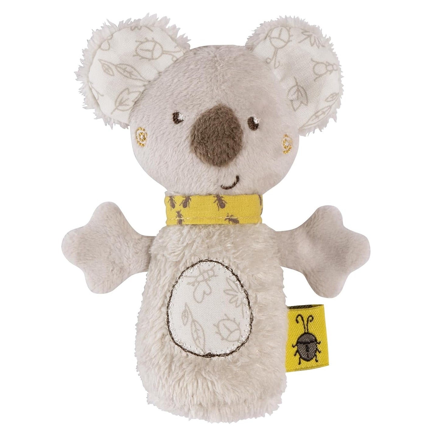 Fehn minirammelaar otter - mini-grijpspeeltje voor het rammelen, betasten en spelen met een zacht en knuffelig stoffen dier - een trouwe metgezel voor baby's en peuters vanaf 0+ maanden Babyspeelgoed Naty Shop Koala