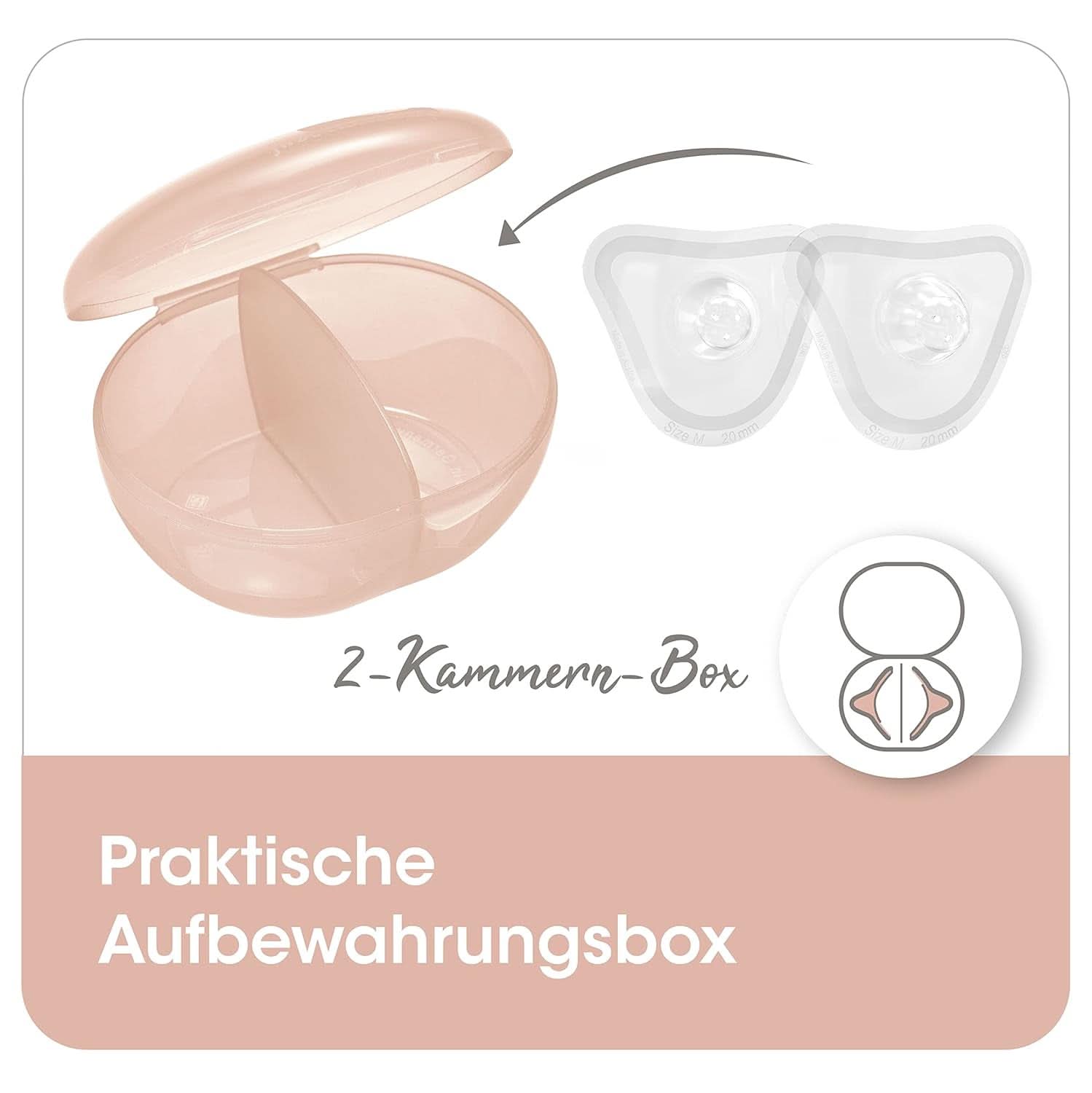 Nip® First Moments tepelhoedjes, 2 stuks Voedings- en borstvoedingsaccessoires Bebe Naty Shop