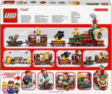 LEGO Super Mario Express Bowser Train Avontuurlijke speelset voor kinderen met hamer Brother 2 Gumba's en 2 Parapunctures Nintendo Cadeau voor Jongens Meisjes Gamers 71437 Bouwsets Besuche in LEGO-Store