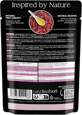 Natvoer voor katten Catz Finefood Purrrr Schaap Monoproteïne nr. 113, voor katten met een gevoelige spijsvertering, 70% vleesgehalte, 16 zakjes à 85 g