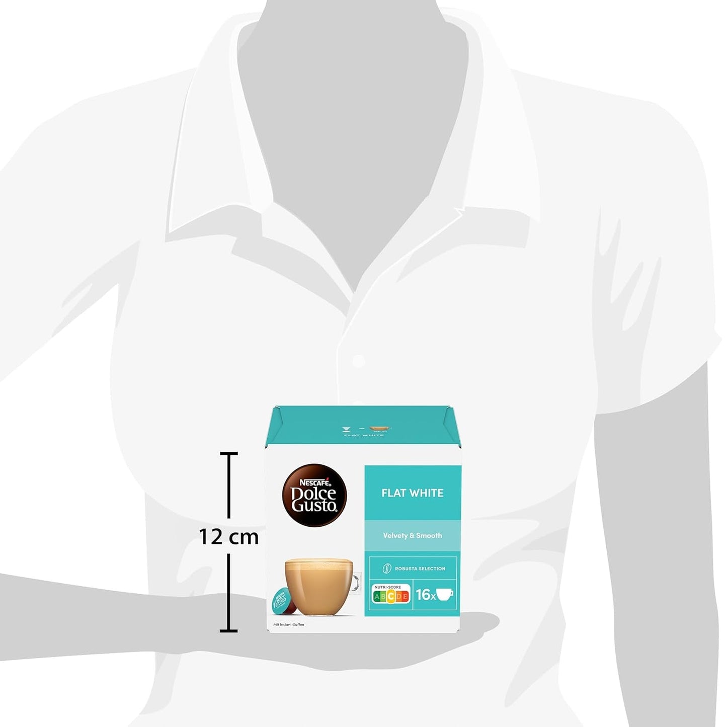 NESCAFÉ DOLCE GUSTO Flat White Kaffeekapseln 3er-pakket (3 x 16 Kapseln)