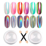 GZSY Nail Art Strasssteine ​​Nagel Perlen Weiß 12Raster Nagel Charms Nageldesign Zubehör Perle Nail Art