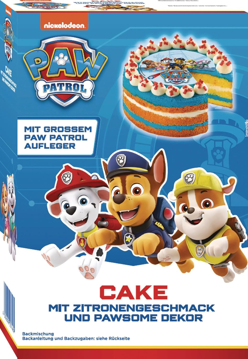 RUF X PAW Patrol Muffin Backmischung Mit Erdbeer-Geschmack, voor 12 Paw Patrol Muffins, Inkl.16 Oblaten-Auflegern en Pawsome Muffin-Förmchen, 1 X 394G Naty Shop 307 G (1Er Pack) Kuchen