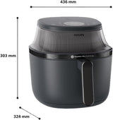 Philips Airfryer 3000 Serie 6,2L, Kookvenster, 16 kookfuncties in 1, Rapidair plus technologie, Vetverwijdering, Receptapplicatie Homeid Appliances Naty Shop