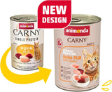 animonda Carny Adult Single Protein Pure Chicken (6 x 400g), natvoer voor volwassen katten met één enkele eiwitbron, natvoer voor volwassen katten, graanvrij en suikervrij