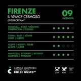 Nescafè Dolce Gusto, 96 Kaffeekapseln mit dem Nescafè-Dolce-Gusto-System compatibel - Il Caffè Italiano - Mischung Firenze, Intensität 9