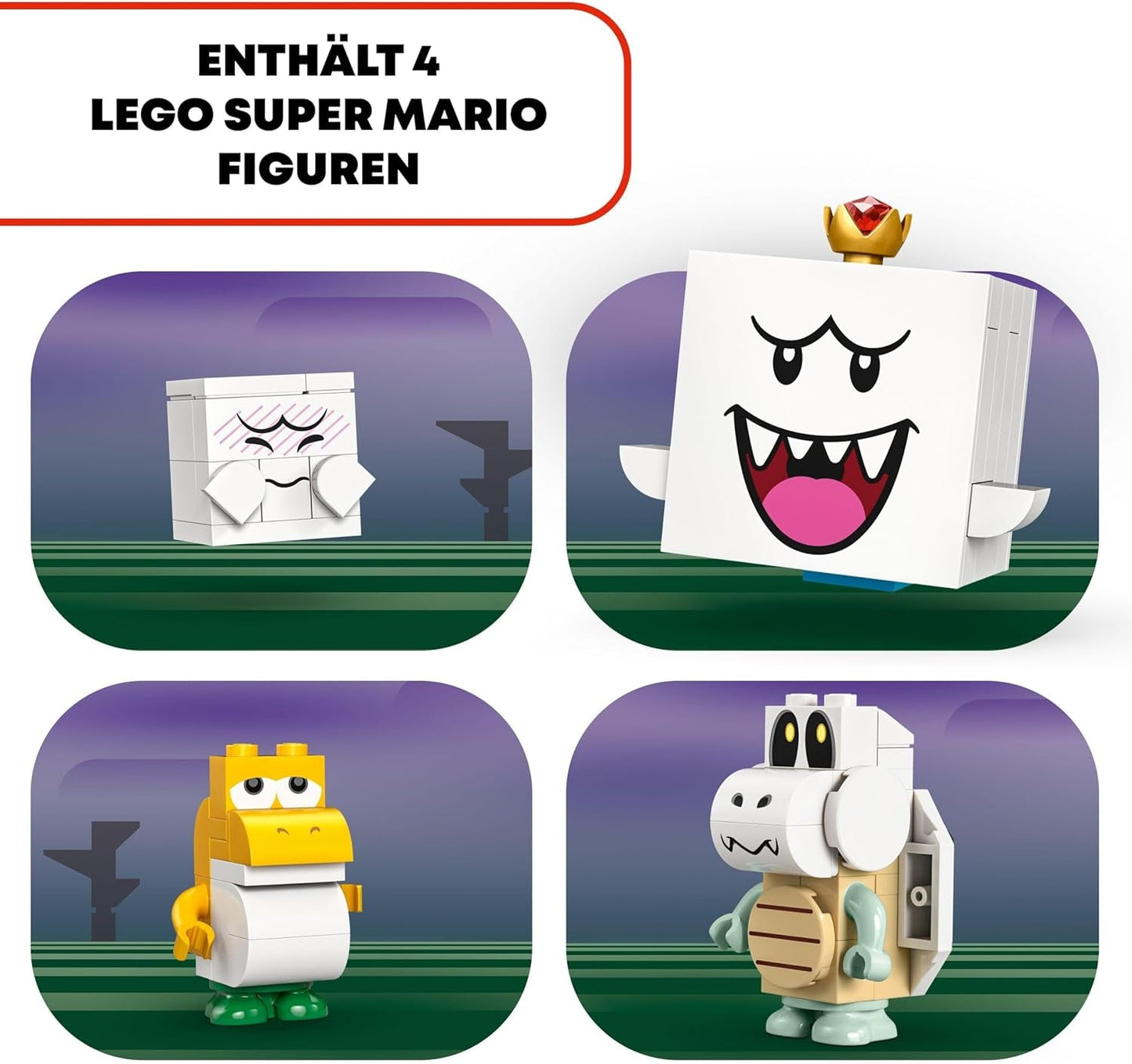 LEGO Super Mario King Buu Huu's spookhuis Spookhuis voor kinderen Nintendo verzamelset met baby Yoshi-cadeau voor jongens, meisjes en gamers vanaf 8 jaar 71436 Bouwsets Besuche in LEGO-Store