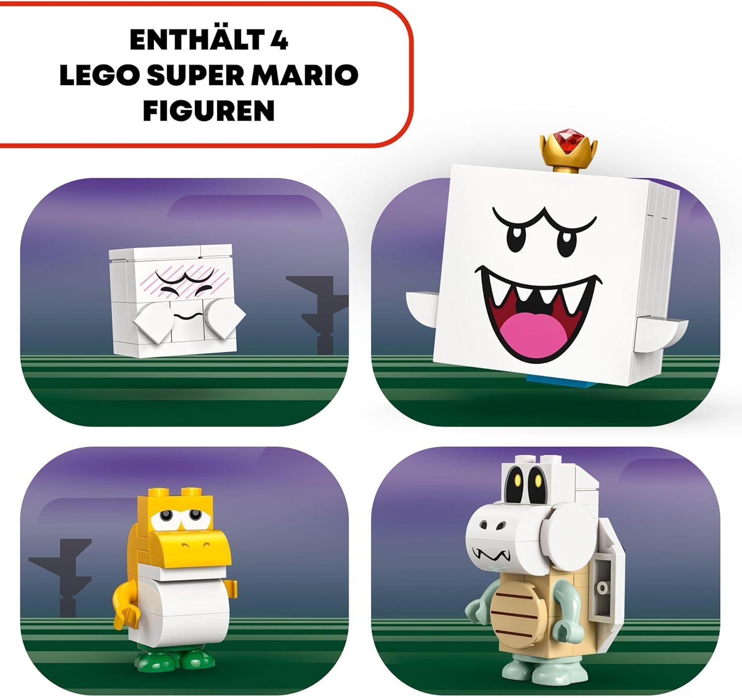 LEGO Super Mario King Buu Huu's spookhuis Spookhuis voor kinderen Nintendo verzamelset met baby Yoshi-cadeau voor jongens, meisjes en gamers vanaf 8 jaar 71436 Bouwsets Besuche in LEGO-Store