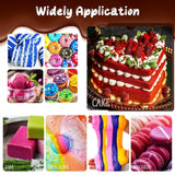 Gelvoedselkleur - Hooggeconcentreerde gelvoedselkleur voor taarten, bakken, paaseieren, drankjes - Suikervrije voedselkleur voor fondant, glazuur, slijm, taartdecoratie (rood fluweel, 150 g)