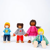 51463 - Flexibele poppen intercultureel gezin
