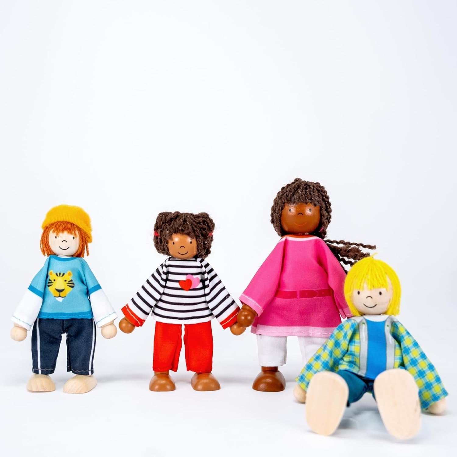 51463 - Flexibele poppen intercultureel gezin