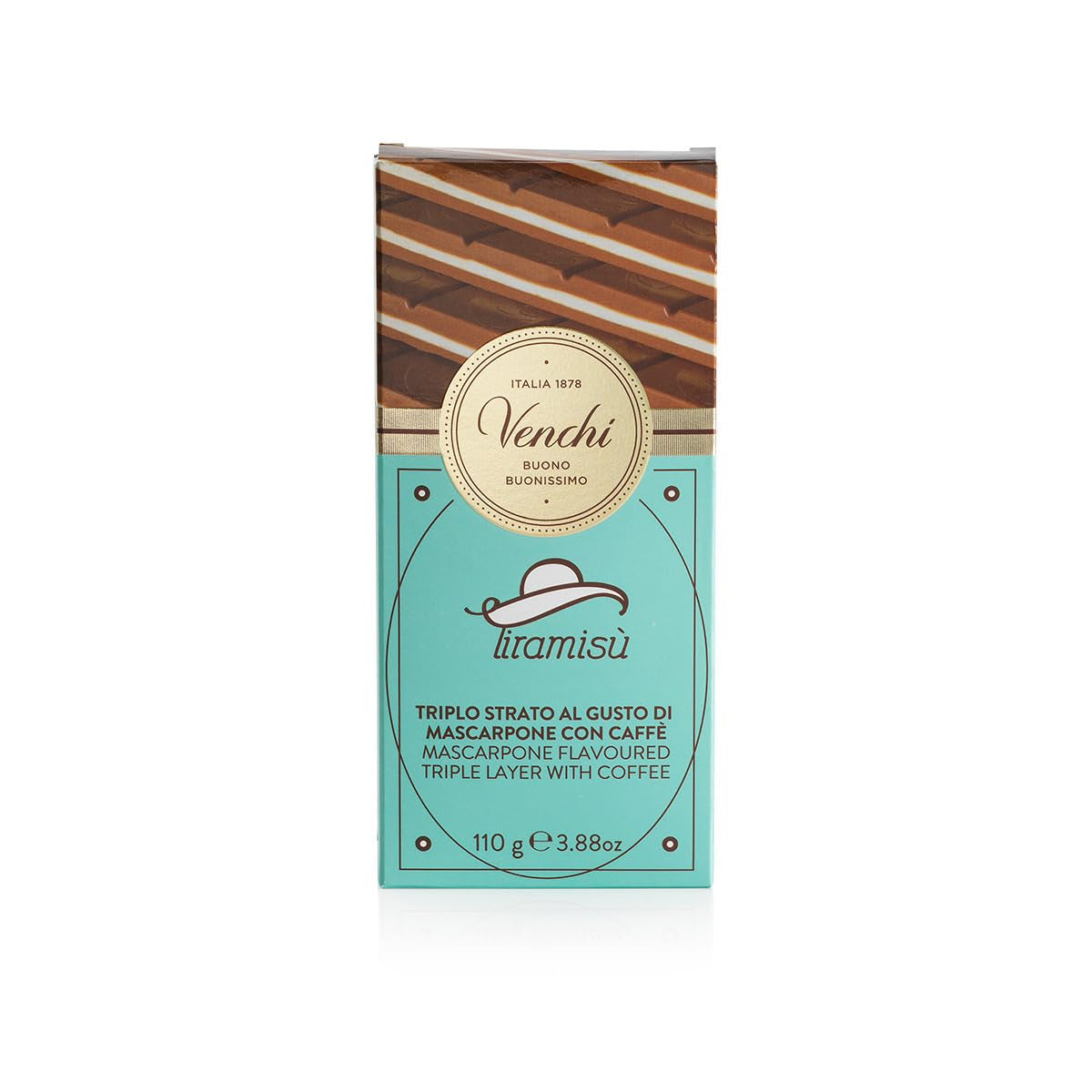 Venchi - Tiramisu met chocolade 110g - glutenvrij