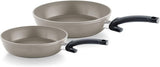 Fissler Ceratal Comfort, keramische pan met antiaanbaklaag - inductie Potten en pannen Naty Shop Set van 2 pannen met een diameter van 24 en 28 cm