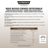 Volkoren Italiaanse rijst, vezelrijke ongeraffineerde rijst, ideaal voor creatieve rijstsalades en gezonde gerechten, vacuüm verpakt, 4 pakken x 500 g