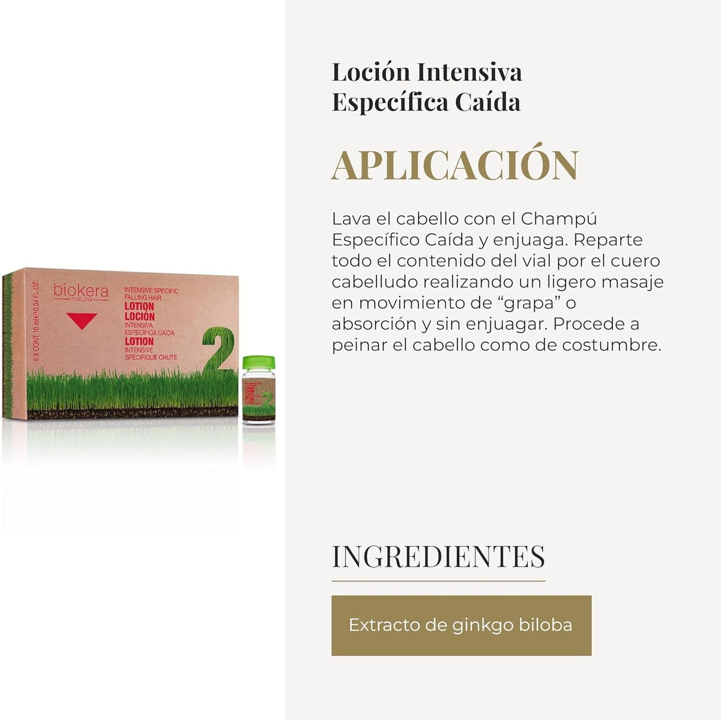 Cosmetica Specifieke Haarregeneratie Lotion, verpakking van 6 (6 X 10 ml) Haarverzorging Naty Shop