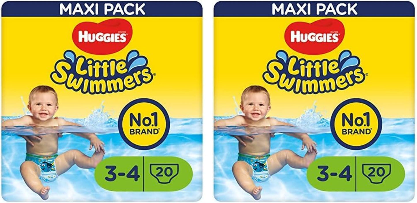 Huggies Little Swimmers Zwemluiers, maat 3-4 (7-15 kg), 1 verpakking van 20